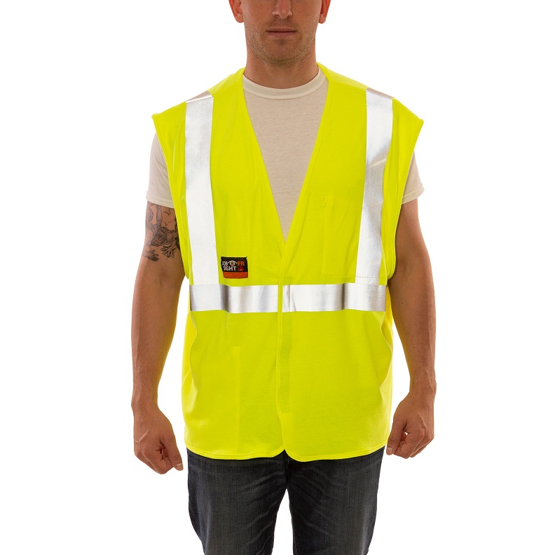Job Sight FR Class 2 Vest in Flourescent Yellow